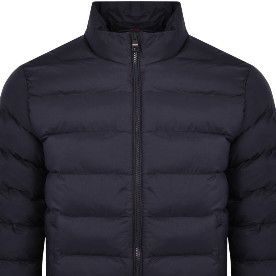 Padded navy jacket hot sale